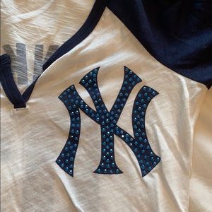 Victoria Secret PINK NY Yankees Long Sleeve